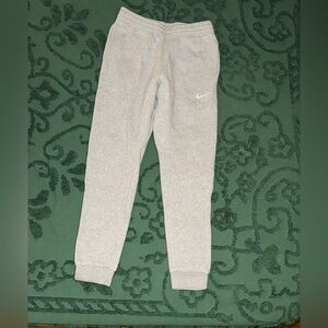 NIKE Heather Gray Sweatpants, Size Small